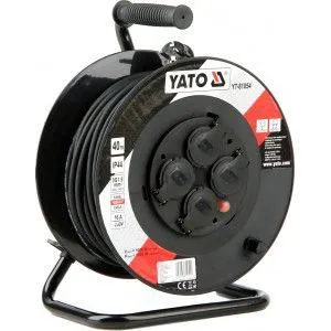 Удлинитель электрический на катушке 30м 4 розетки Yato YT-81053