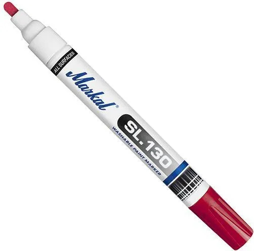 Маркер промышленный перманентный красный на основе жидкой краски SL130 Markal (31200326)