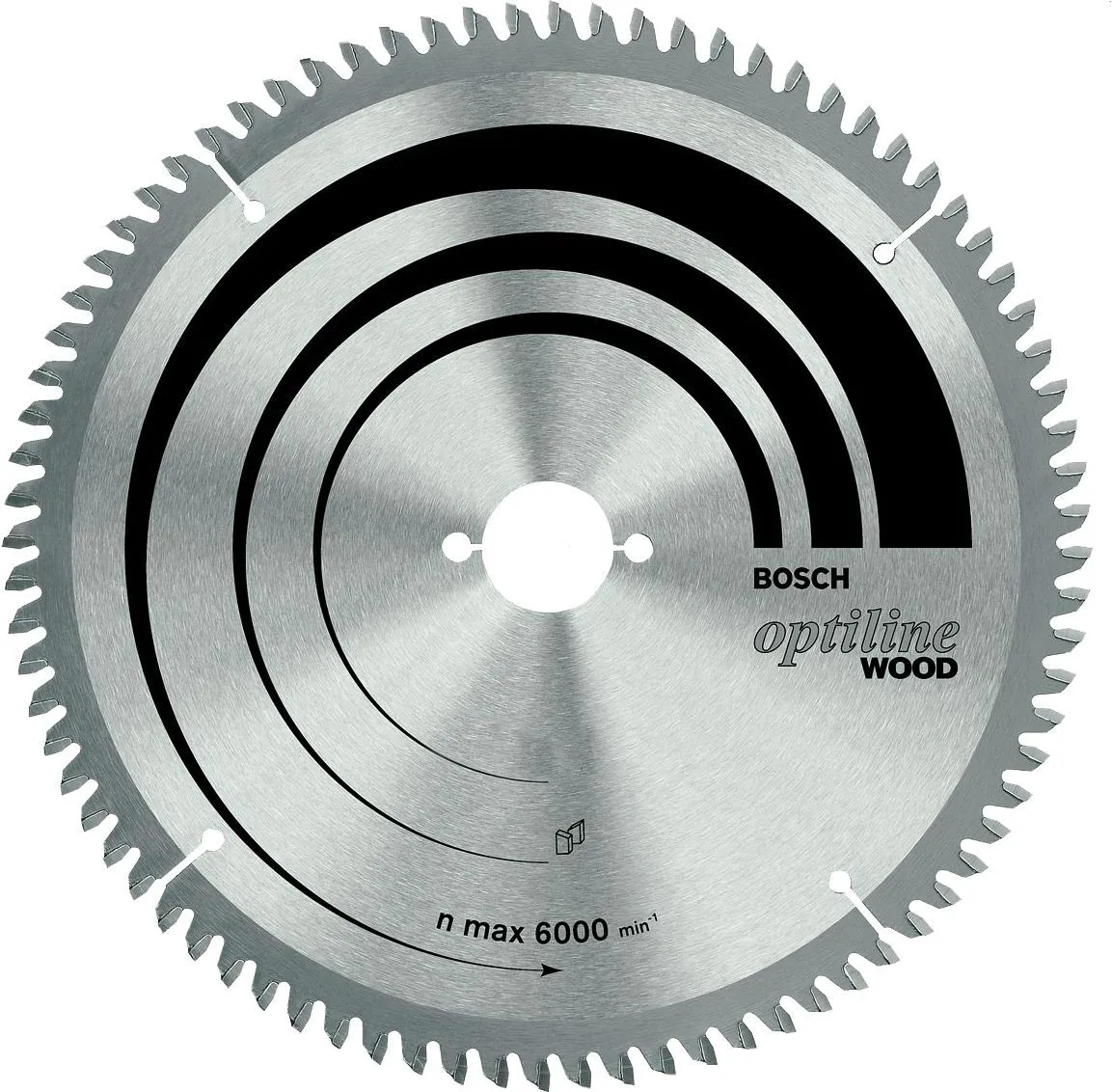 Диск пильный 254х30 мм 60 зуб. по дереву Optiline Wood Bosch твердоспл. зуб (2608640444)