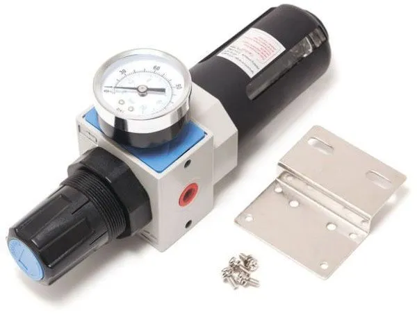 Фильтр-регулятор с индикатором давления для пневмосистем "Profi" 1/2" Forsage F-EW4000-04
