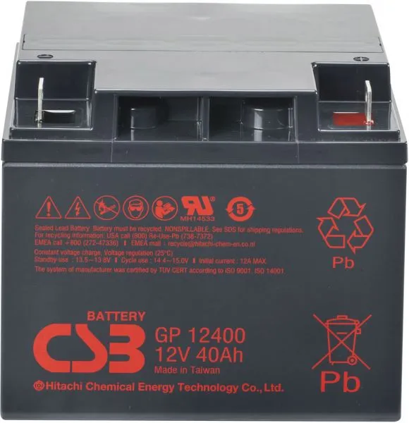 Аккумуляторная батарея CSB 12V/40Ah (GP 12400)