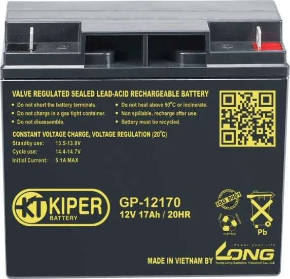 Аккумуляторная батарея Kiper 12V/17Ah (GP-12170)