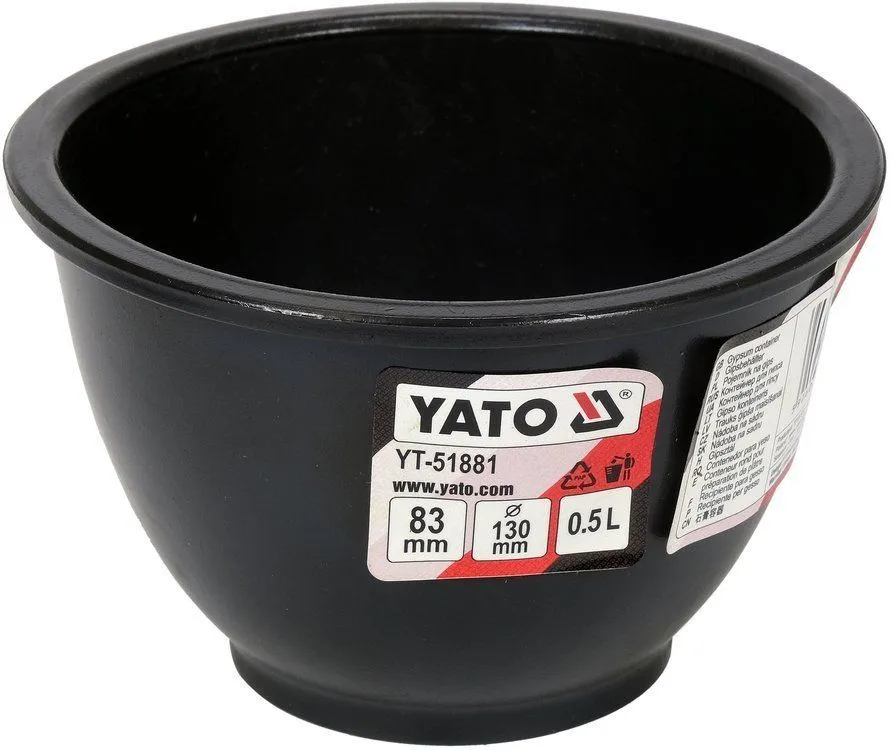 Емкость резиновая для замешивания гипса 0.5л Yato YT-51881