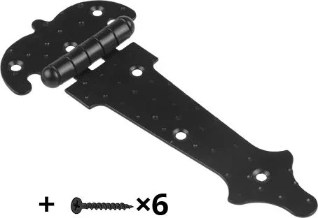 Петля-стрела фигурная 150мм черная матовая Starfix (SMP-66928-1)