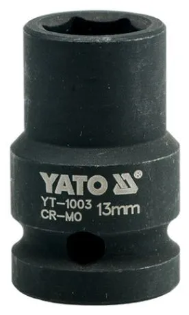 Головка торцевая ударная 1/2" 6гр. 13мм L39мм CrMo Yato YT-1003