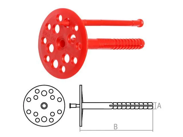 Дюбель для теплоизоляции 10х200 мм с пласт. гвоздем (50 шт в коробе) STARFIX (SMW1-29065-50)