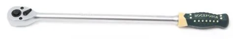 Трещотка реверсивная удлиненная с резиновой ручкой 3/8" 72зуб. Rock Force RF-80232L