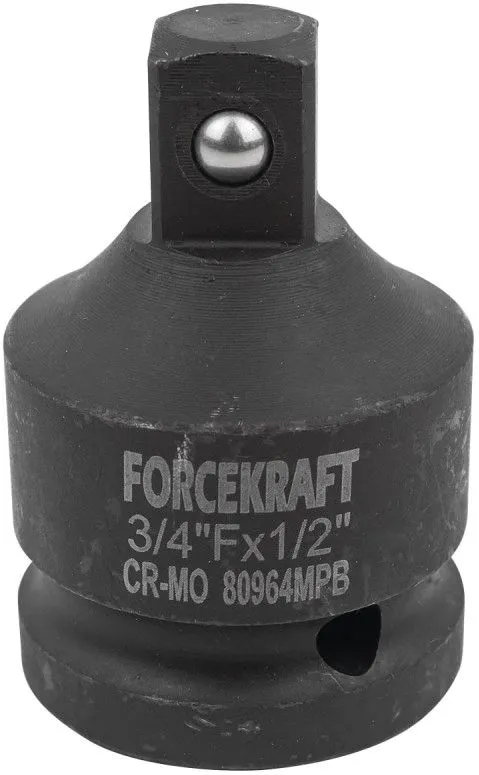 Адаптер-переходник ударный 3/4"(F)х1/2"(M) ForceKraft FK-80964MPB