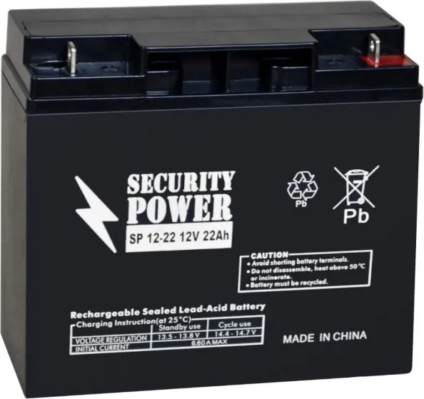 Аккумуляторная батарея Security Power 12V/22Ah (SP 12-22)