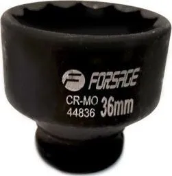 Головка ударная 1" 55мм 12гр Forsage F-48855