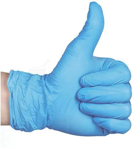 Перчатки нитриловые неопудренные синего цвета (размер 8(M)) Gward DELTAGRIP Ultra LS Ultra38-Blue-M