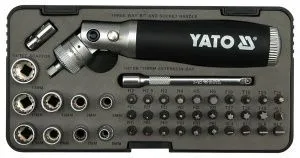 Набор головок и бит + трещотка 42пр. CrV Yato YT-2806