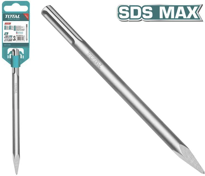 Зубило пиковое SDS-max 18x600мм Total TAC1521183