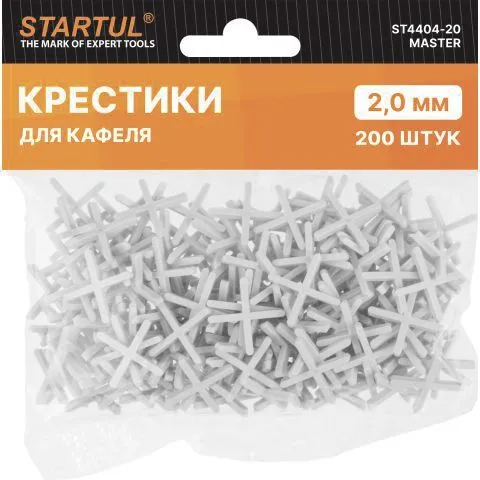 Крестики д/кафеля 2.0мм 200шт Startul MASTER (ST4404-20)