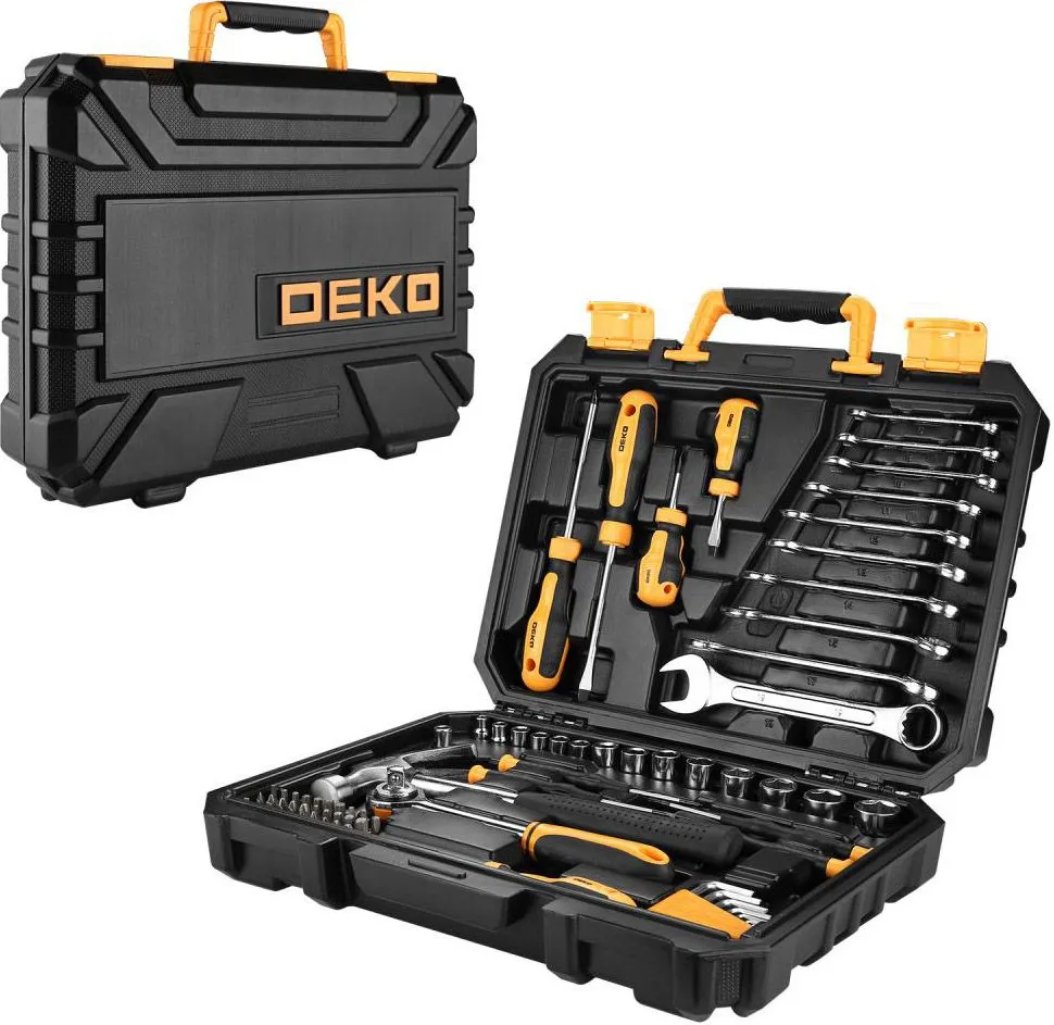 Универсальный набор инструмента для дома и авто 74пр. Deko DKMT74 (065-0735)