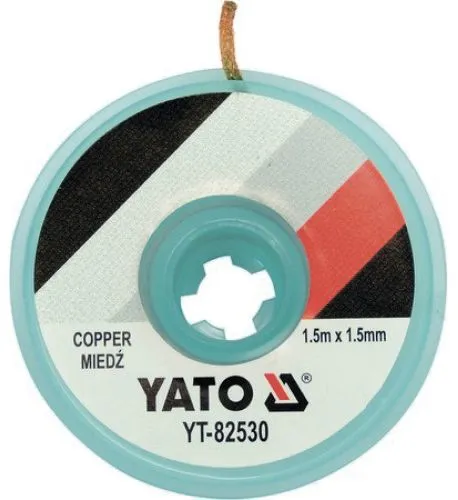 Медная лента для удаления припоя 1.5мм х 1.5м Yato YT-82530