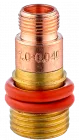 Держатель цанги для горелки короткий газ. линза 4.0мм (TS 17–18–26) Сварог (IGF0086-40)