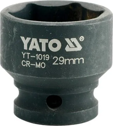 Головка торцевая ударная 1/2" 6гр. 29мм L43мм CrMo Yato YT-1019