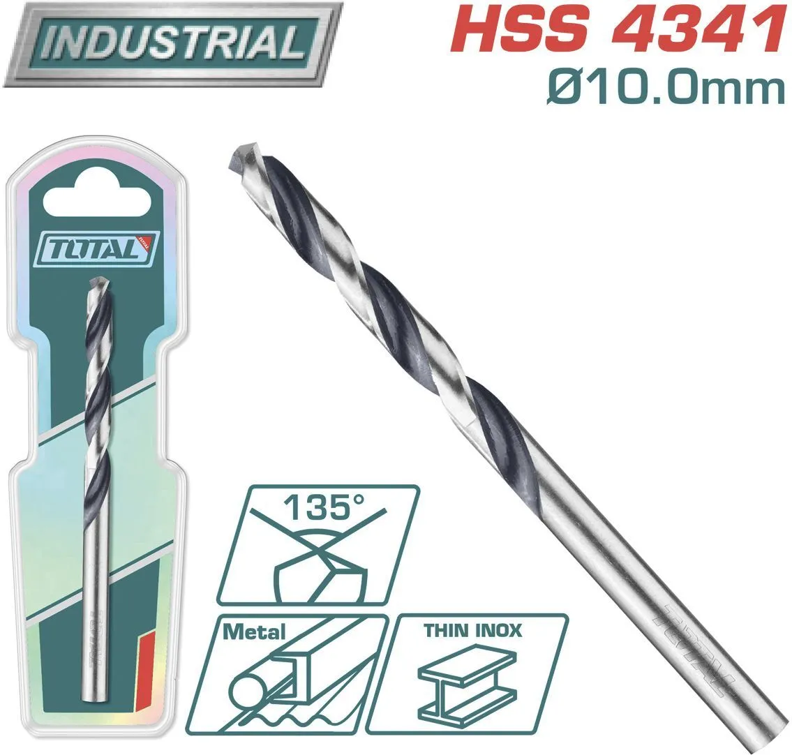 Сверло по металлу HSS 10мм Total TAC1201004