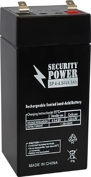 Аккумуляторная батарея Security Power SP 4-4.5 F1 4V/4.5Ah