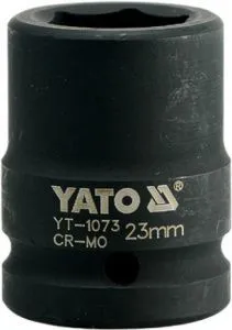 Головка торцевая ударная 3/4" 6гр. 23мм L50мм CrMo Yato YT-1073