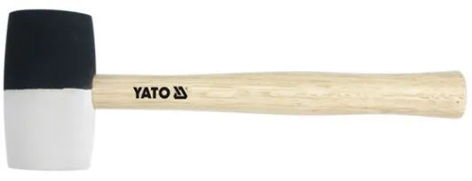 Молоток резиновый 0.78кг с деревянной ручкой Yato YT-4604