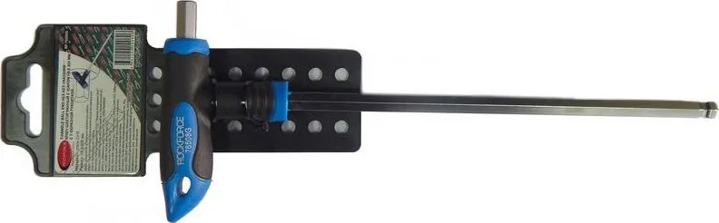 Ключ Т-образный 6-гранный с шаром и прорезиненной рукояткой H2x75мм Rock Force RF-76502G
