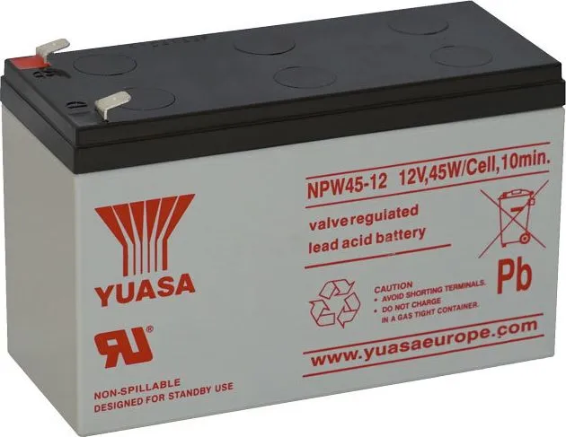 Аккумуляторная батарея YUASA NPW45-12 12V 9Ah