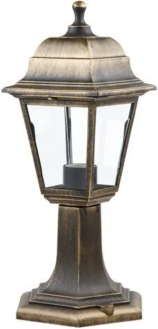 Светильник садово-парковый напольный Оскар черный под бронзу 60Вт Юпитер (JP1400)