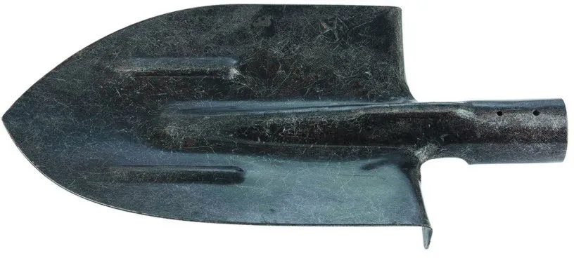 Лопата штыковая 210х270мм ребра жесткости без черенка Сибртех (61470)