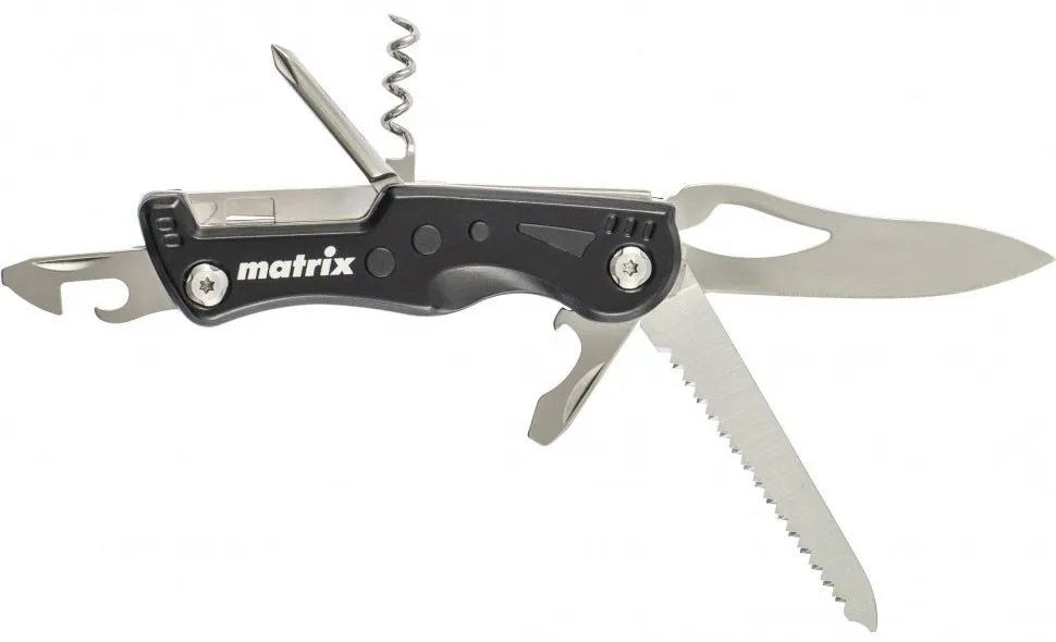 Нож многофункциональный 107мм (7 функций) Matrix (17624)