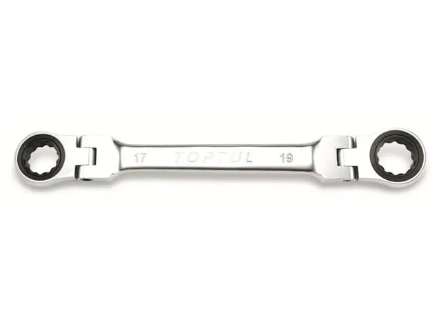 Ключ накидной 12х13мм с поворотными трещотками TOPTUL (AOAE1213)