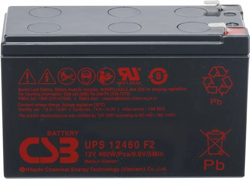 Аккумуляторная батарея CSB F2 12V/9Ah (UPS 12460)