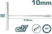 Ключ торцевой Т-образный 10мм Total THTSW1006