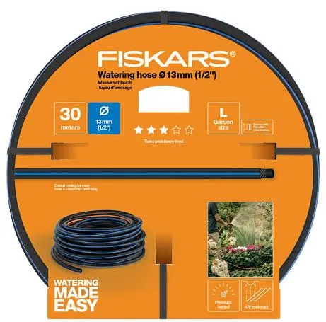 Шланг поливочный 1/2" 30м Fiskars Q3 (1027103)