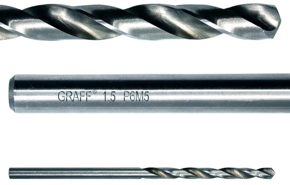 Сверло по металлу 1.5мм Р6М5 Graff (711540)