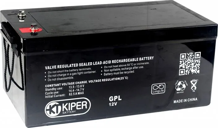 Аккумуляторная батарея Kiper 12V/230Ah (GPL-122300)