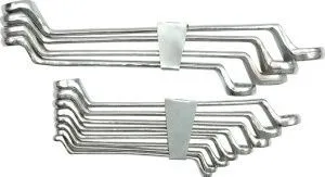 Ключи накидные изогнутые 6-32мм (набор 12шт) Vorel 52630