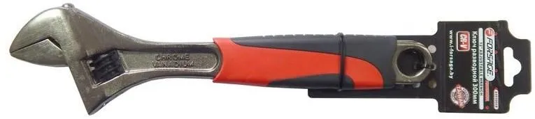 Ключ разводной с резиновой рукояткой 12''-300мм (захват 35мм) Forsage F-649300AB