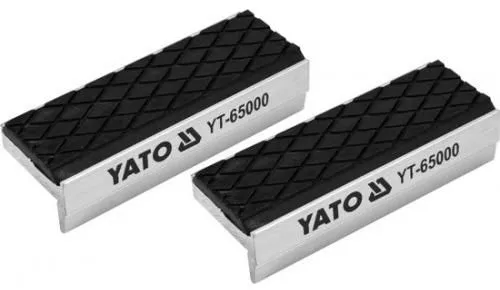 Губки мягкие сменные резиновые для тисков 75мм Yato YT-65000