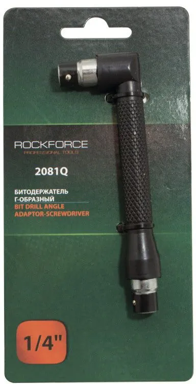 Битодержатель Г-образный 1/4"(F)х1/4"(F) Rock Force RF-2081Q