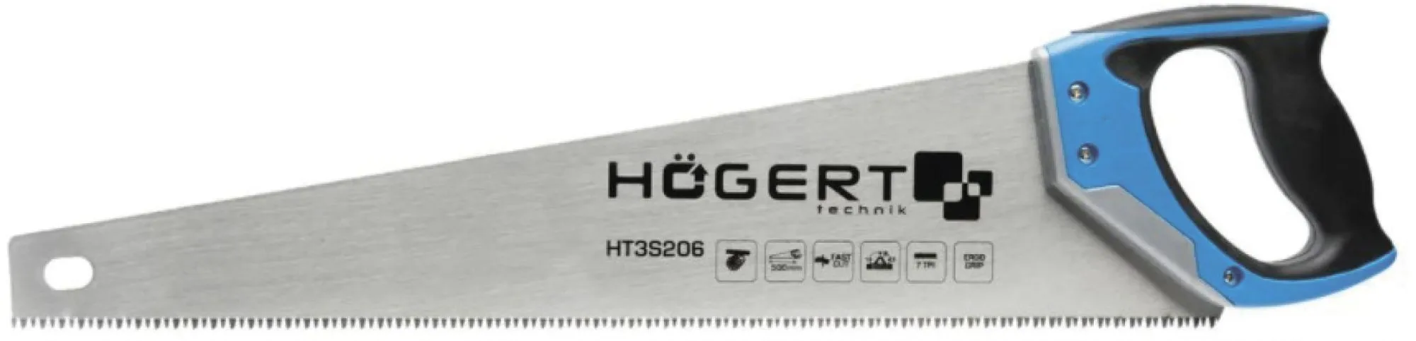 Пила-ножовка 500мм HOEGERT HT3S206