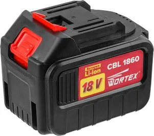 Аккумулятор Wortex CBL 1860 18В 6Ач Li-Ion (CBL18600029)