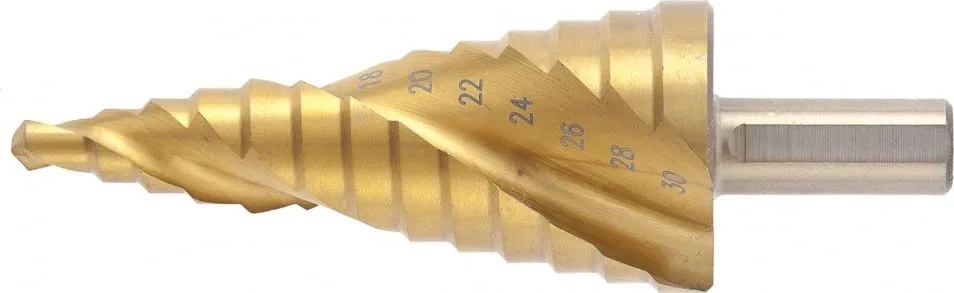 Сверло ступенчатое 6-30мм HSS спиральный профиль Matrix (72357)