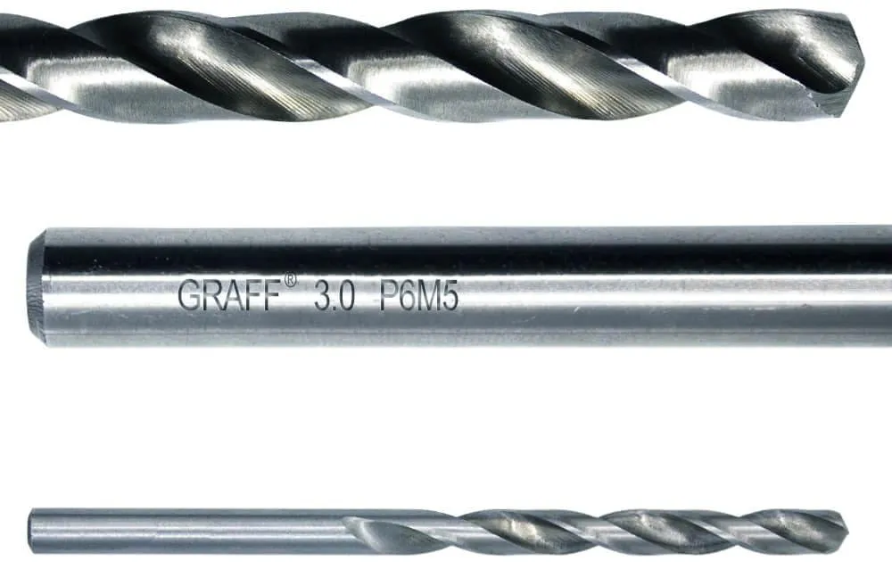 Сверло по металлу 3.0мм Р6М5 Graff (713061)