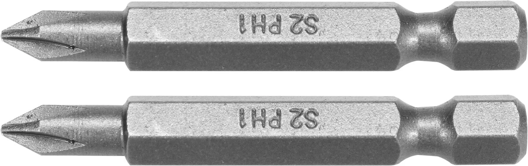 Бита PH1х50мм 1/4" (2шт) AlSl S2 Yato YT-77875