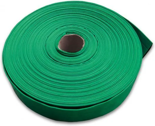 Шланг-рукав плоский 2" (50мм) Greenpump, кусок 10м (зеленый)