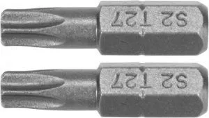 Бита TORX T27х25мм 1/4" (2шт) AlSl S2 Yato YT-77906