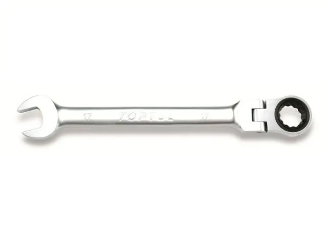 Ключ комбинированный 12мм с поворотной трещоткой TOPTUL (AOAD1212)