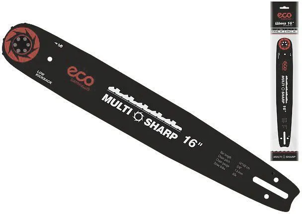 Шина 40см 16" 3/8" 1.6мм Eco MULTI SHARP (CSP-038)